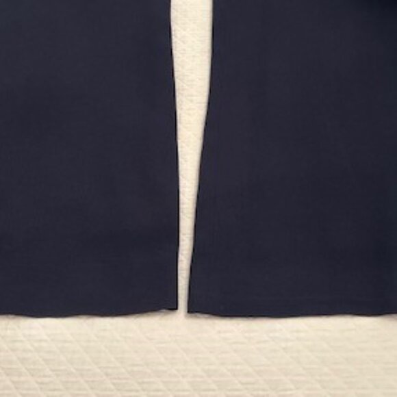 Ladies Vintage Gianfranco Ferre Navy Palazzo Pants - Italian size 44 - Picture 2 of 3